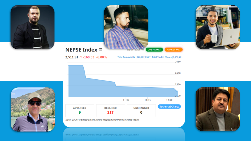 नेप्सेमा ऐतिहासिक गिरावट, यस्तो छ लगानीकर्ताको आवाज, चिन्ता र आशा 'हामी विस्तारै माथि उठ्नेछौ'